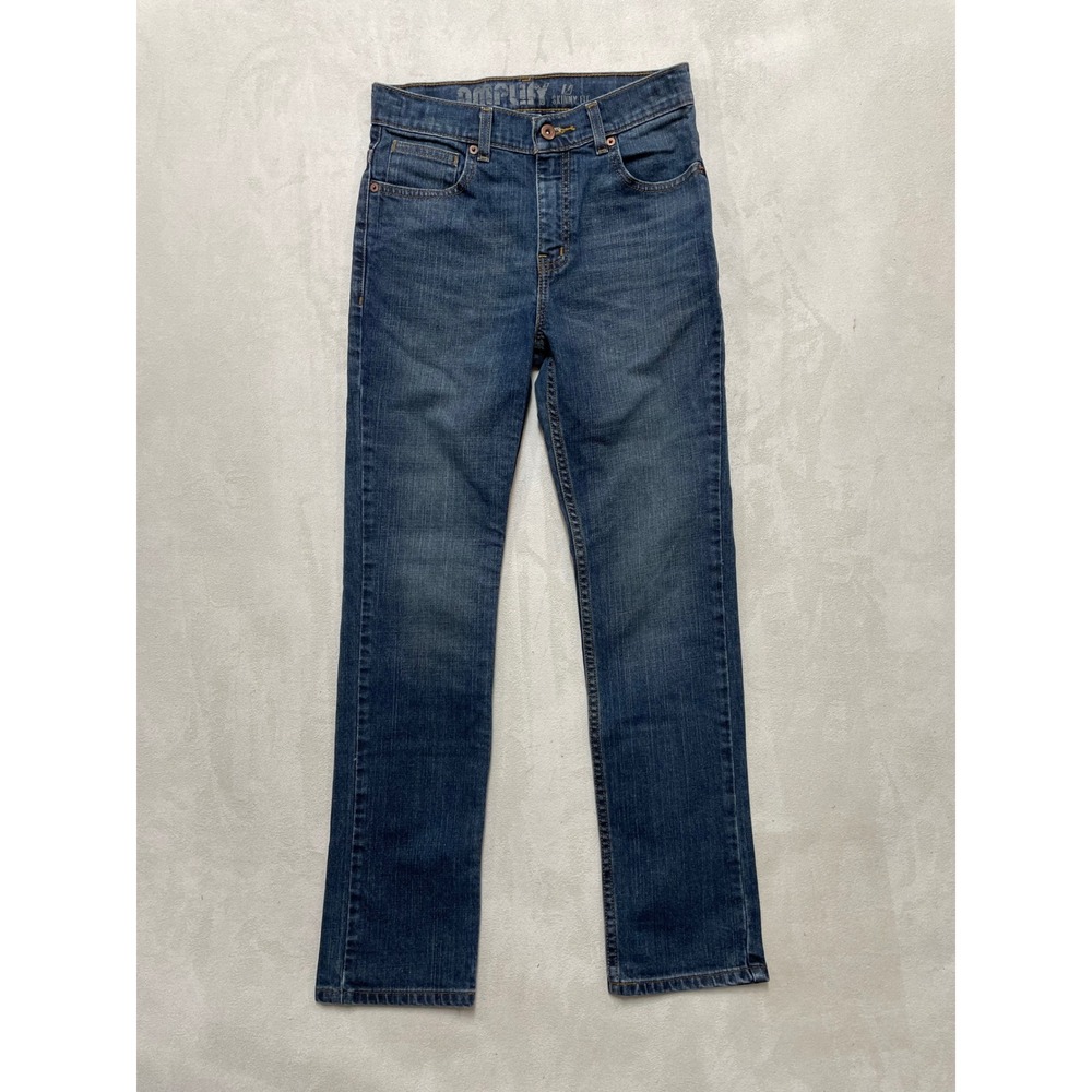 Amplify Skinny Fit Jeans Womens 14R Dark Wash Blue Stretch Denim CA7892APR15
